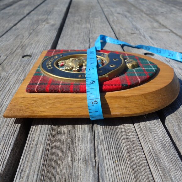 Vintage Scottish Clan Courage Cumming Crest Wall Plaque 100% Scottish - Picture 14 of 16